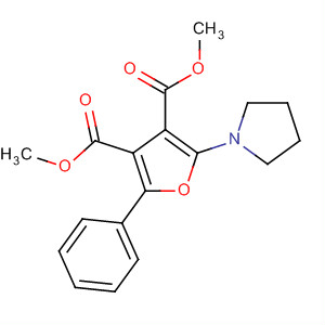 54932-62-6  3,4-Furandicarboxylic acid, 2-phenyl-5-(1-pyrrolidinyl)-, dimethyl ester