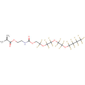 549549-24-8  2-Propenoic acid, 2-methyl-,7,7,9,9,10,10,12,12,13,13,15,15,16,16,17,17,18,18,18-nonadecafluoro-4-oxo-5,8,11,14-tetraoxa-3-azaoctadec-1-yl ester