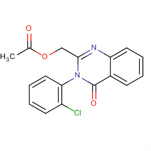 54995-77-6  4(3H)-Quinazolinone, 2-[(acetyloxy)methyl]-3-(2-chlorophenyl)-