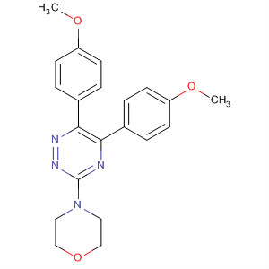 55004-07-4  1,2,4-Triazine, 5,6-bis(4-methoxyphenyl)-3-(4-morpholinyl)-