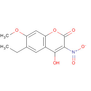 55005-25-9  2H-1-Benzopyran-2-one, 6-ethyl-4-hydroxy-7-methoxy-3-nitro-