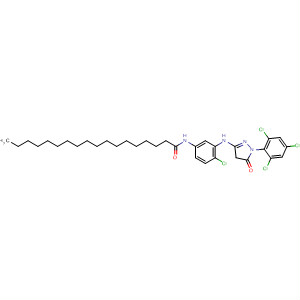 55017-45-3  Octadecanamide,N-[4-chloro-3-[[4,5-dihydro-5-oxo-1-(2,4,6-trichlorophenyl)-1H-pyrazol-3-yl]amino]phenyl]-