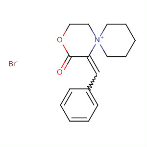 55033-80-2  3-Oxa-6-azoniaspiro[5.5]undecane, 2-oxo-1-(phenylmethylene)-,bromide