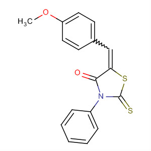 55111-70-1  4-Thiazolidinone, 5-[(4-methoxyphenyl)methylene]-3-phenyl-2-thioxo-