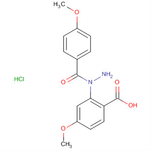 55130-74-0  Benzoic acid, 4-methoxy-, 1-(4-methoxyphenyl)hydrazide,monohydrochloride