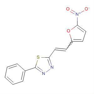 55210-91-8  1,3,4-Thiadiazole, 2-[2-(5-nitro-2-furanyl)ethenyl]-5-phenyl-