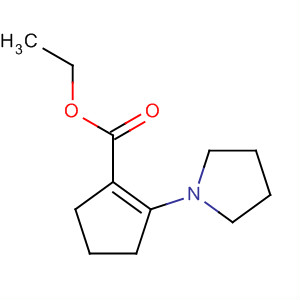 55212-81-2  1-Cyclopentene-1-carboxylic acid, 2-(1-pyrrolidinyl)-, ethyl ester