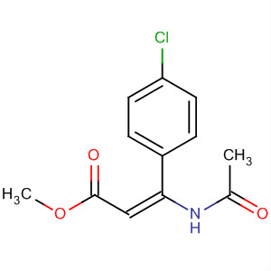 552838-53-6  2-Propenoic acid, 3-(acetylamino)-3-(4-chlorophenyl)-, methyl ester,(2E)-