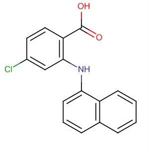 55290-95-4  Benzoic acid, 4-chloro-2-(1-naphthalenylamino)-