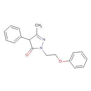 55294-60-5  3H-Pyrazol-3-one, 2,4-dihydro-5-methyl-2-(2-phenoxyethyl)-4-phenyl-