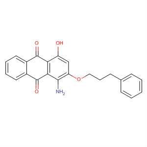 55296-99-6  9,10-Anthracenedione, 1-amino-4-hydroxy-2-(3-phenylpropoxy)-