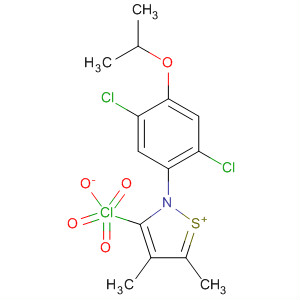 553682-16-9  Isothiazolium, 2-[2,5-dichloro-4-(1-methylethoxy)phenyl]-4,5-dimethyl-,perchlorate