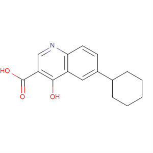 55376-44-8  3-Quinolinecarboxylic acid, 6-cyclohexyl-4-hydroxy-