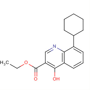 55376-64-2  3-Quinolinecarboxylic acid, 8-cyclohexyl-4-hydroxy-, ethyl ester