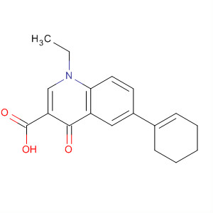 55376-80-2  3-Quinolinecarboxylic acid,6-(1-cyclohexen-1-yl)-1-ethyl-1,4-dihydro-4-oxo-