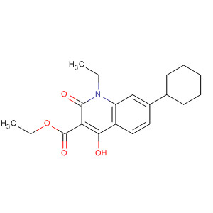 55376-85-7  3-Quinolinecarboxylic acid,7-cyclohexyl-1-ethyl-1,2-dihydro-4-hydroxy-2-oxo-, ethyl ester