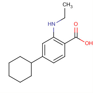 55377-19-0  Benzoic acid, 4-cyclohexyl-2-(ethylamino)-