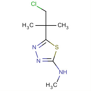 55391-19-0  1,3,4-Thiadiazol-2-amine, 5-(2-chloro-1,1-dimethylethyl)-N-methyl-