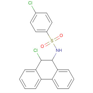 55431-24-8  Benzenesulfonamide,4-chloro-N-(10-chloro-9,10-dihydro-9-phenanthrenyl)-