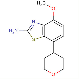 554411-25-5  2-Benzothiazolamine, 4-methoxy-7-(tetrahydro-2H-pyran-4-yl)-