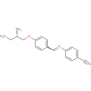 55536-00-0  Benzonitrile, 4-[[[4-(2-methylbutoxy)phenyl]methylene]amino]-, (S)-