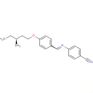 55536-01-1  Benzonitrile, 4-[[[4-[(3-methylpentyl)oxy]phenyl]methylene]amino]-, (S)-