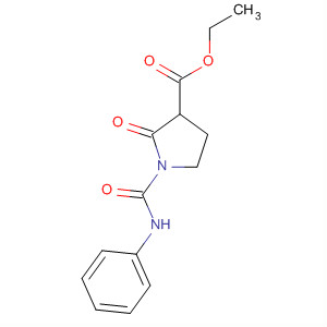 55573-04-1  3-Pyrrolidinecarboxylic acid, 2-oxo-1-[(phenylamino)carbonyl]-, ethylester