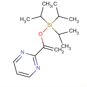 556025-70-8  Pyrimidine, 2-[1-[[tris(1-methylethyl)silyl]oxy]ethenyl]-