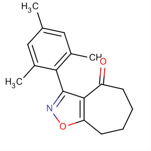 55609-49-9  4H-Cyclohept[d]isoxazol-4-one,5,6,7,8-tetrahydro-3-(2,4,6-trimethylphenyl)-