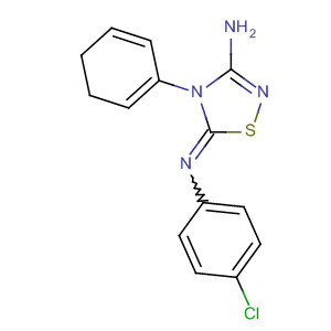 55695-39-1  1,2,4-Thiadiazol-3-amine,5-[(4-chlorophenyl)imino]-4,5-dihydro-4-phenyl-