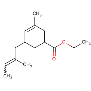 55770-90-6  3-Cyclohexene-1-carboxylic acid, 3-methyl-5-(2-methyl-2-butenyl)-, ethylester