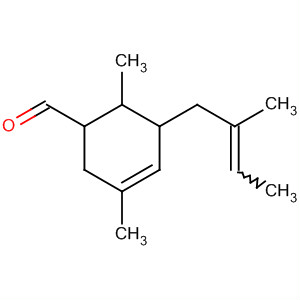 55770-94-0  3-Cyclohexene-1-carboxaldehyde, 3,6-dimethyl-5-(2-methyl-2-butenyl)-