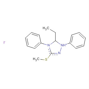 56017-94-8  1H-1,2,4-Triazolium, 5-ethyl-3-(methylthio)-1,4-diphenyl-, iodide