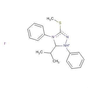 56017-99-3  1H-1,2,4-Triazolium, 5-(1-methylethyl)-3-(methylthio)-1,4-diphenyl-,iodide