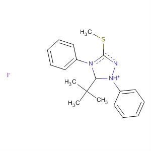 56018-00-9  1H-1,2,4-Triazolium, 5-(1,1-dimethylethyl)-3-(methylthio)-1,4-diphenyl-,iodide