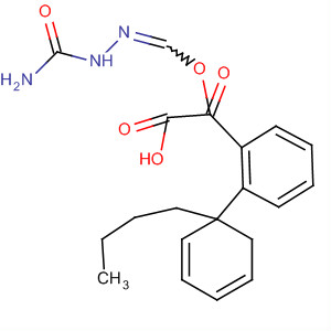 56026-33-6  [1,1'-Biphenyl]-2-carboxylic acid,2'-[[(aminocarbonyl)hydrazono]methyl]-, butyl ester
