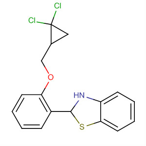 56048-92-1  Benzothiazole,2-[2-[(2,2-dichlorocyclopropyl)methoxy]phenyl]-2,3-dihydro-