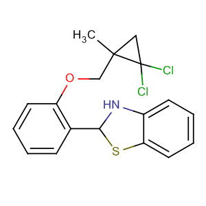 56048-93-2  Benzothiazole,2-[2-[(2,2-dichloro-1-methylcyclopropyl)methoxy]phenyl]-2,3-dihydro-