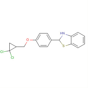 56049-06-0  Benzothiazole,2-[4-[(2,2-dichlorocyclopropyl)methoxy]phenyl]-2,3-dihydro-