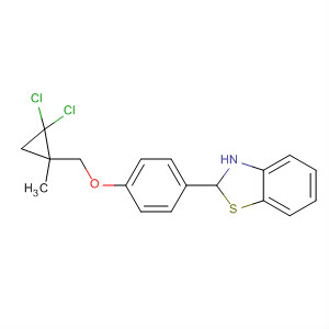 56049-07-1  Benzothiazole,2-[4-[(2,2-dichloro-1-methylcyclopropyl)methoxy]phenyl]-2,3-dihydro-