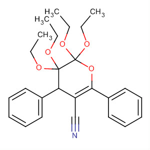 56069-63-7  2H-Pyran-5-carbonitrile, 2,2,3,3-tetraethoxy-3,4-dihydro-4,6-diphenyl-