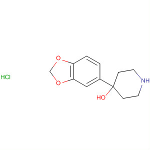 56074-27-2  4-Piperidinol, 4-(1,3-benzodioxol-5-yl)-, hydrochloride 56074-27-2  4-Piperidinol, 4-(1,3-benzodioxol-5-yl)-, hydrochloride