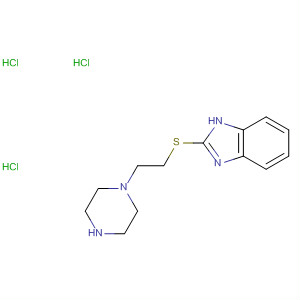 561023-89-0  1H-Benzimidazole, 2-[[2-(1-piperazinyl)ethyl]thio]-, trihydrochloride