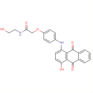 52547-59-8  Acetamide,2-[4-[(9,10-dihydro-4-hydroxy-9,10-dioxo-1-anthracenyl)amino]phenoxy]-N-(2-hydroxyethyl)-