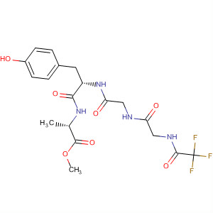 52634-86-3  L-Alanine, N-[N-[N-[N-(trifluoroacetyl)glycyl]glycyl]-L-tyrosyl]-, methylester