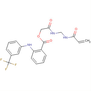 52692-29-2  Benzoic acid, 2-[[3-(trifluoromethyl)phenyl]amino]-,2-oxo-2-[[[(1-oxo-2-propenyl)amino]methyl]amino]ethyl ester