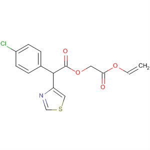 52692-33-8  4-Thiazoleacetic acid, 2-(4-chlorophenyl)-, 2-(ethenyloxy)-2-oxoethylester