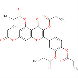 52739-60-3  4H-1-Benzopyran-4-one,2-[3,4-bis(1-oxopropoxy)phenyl]-3,5,7-tris(1-oxopropoxy)-