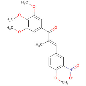 527750-74-9  2-Propen-1-one,3-(4-methoxy-3-nitrophenyl)-2-methyl-1-(3,4,5-trimethoxyphenyl)-, (2E)-