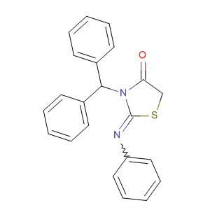 52800-05-2  4-Thiazolidinone, 3-(diphenylmethyl)-2-(phenylimino)-